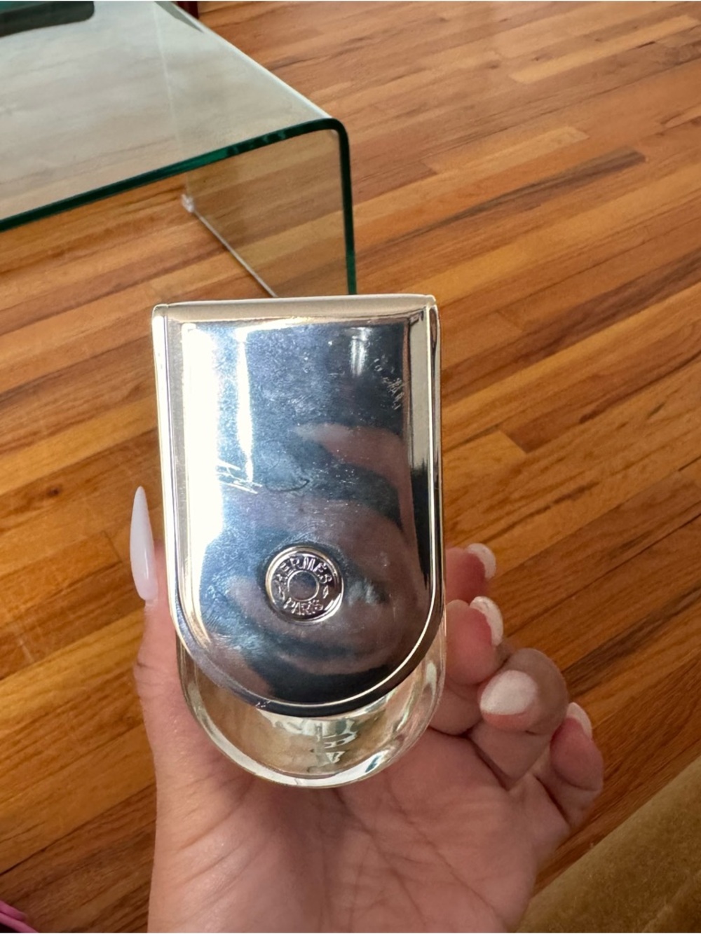 Hermes Silver Mirrored Bottle perfume - Picture 5 of 5